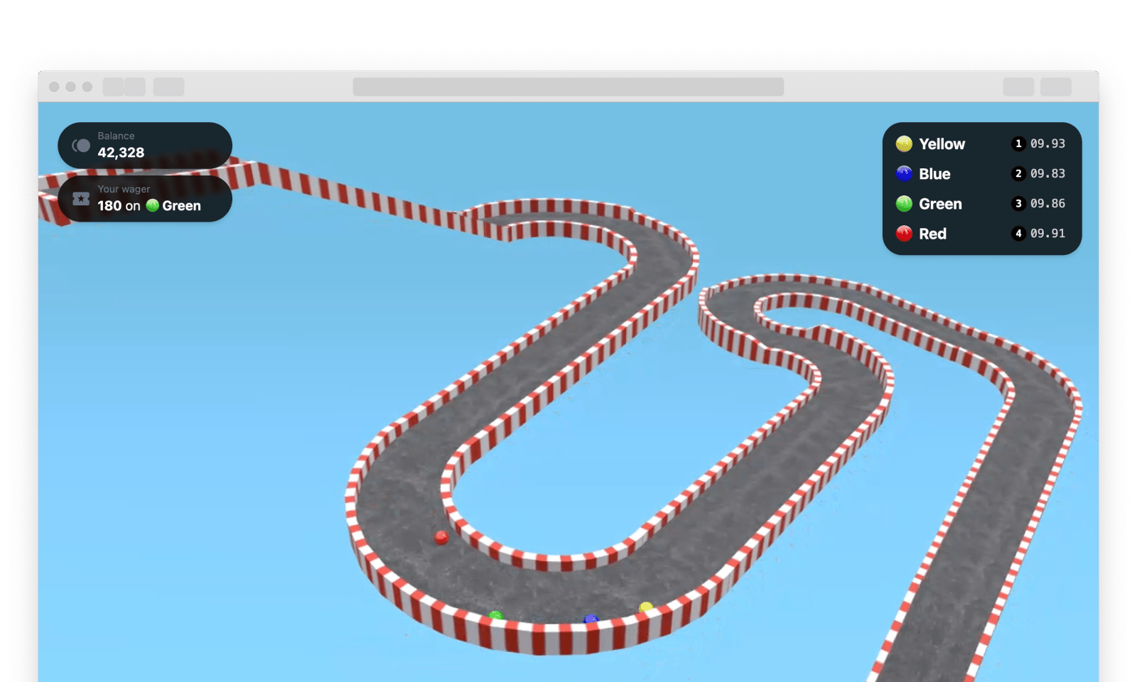 마블 레이싱 웹 데모